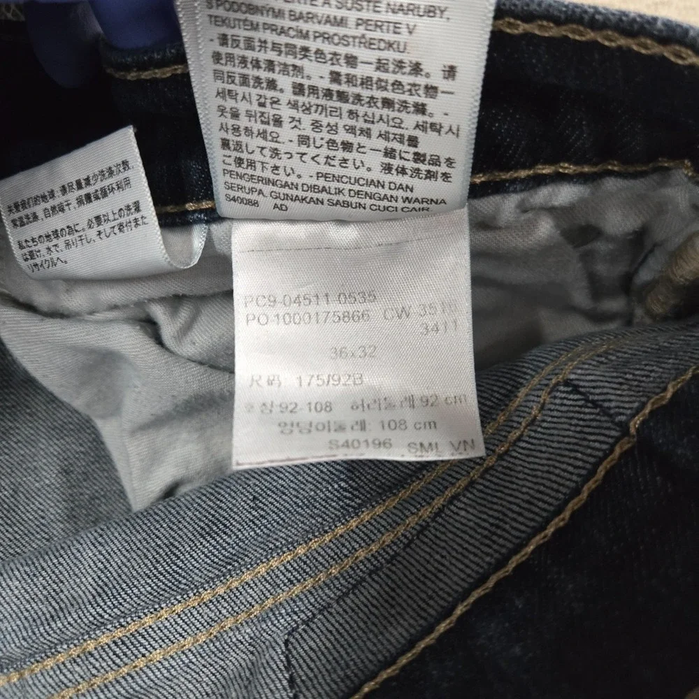 Levis size 36x32